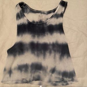 STRIPED TIE DYE TANK